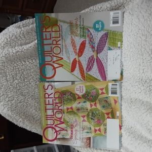 Two Quilter's World magazines